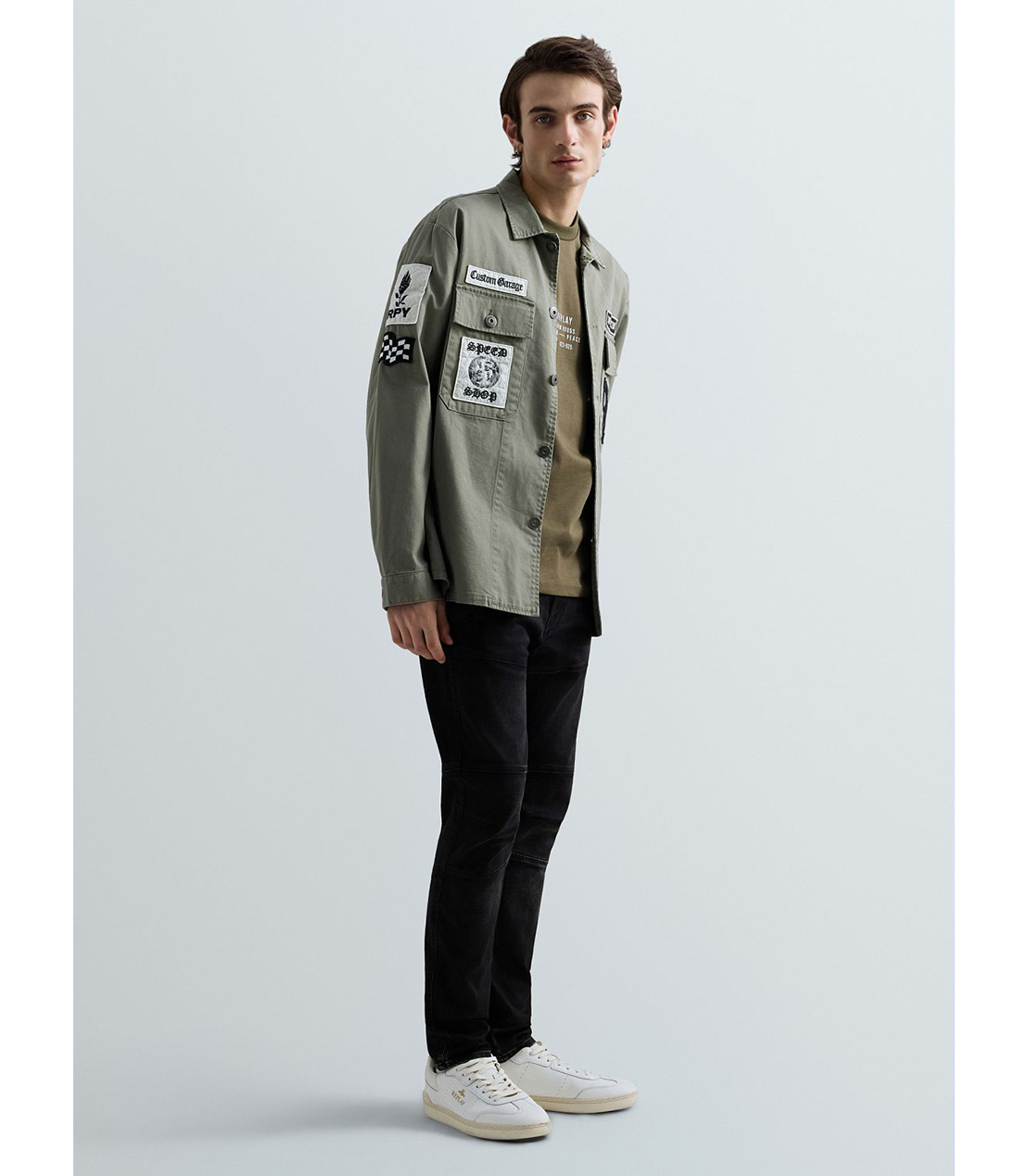 カスタムパッチアーミージャケット 詳細画像 ライトミリタリー 4